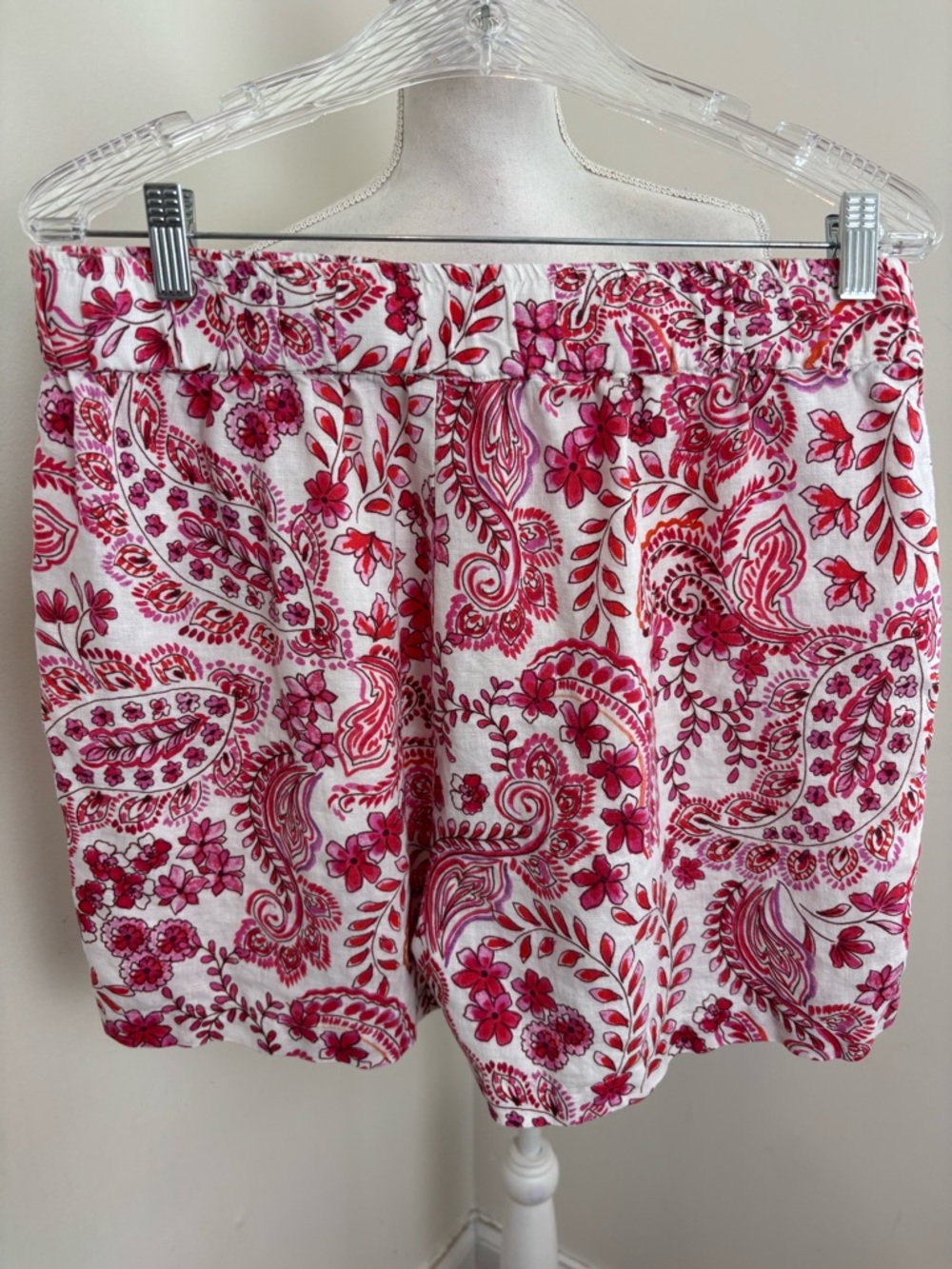 Johnny Was Workshop Lillet Linen Shorts in Lillet Paisley floral Size Medium - Picture 5 of 10